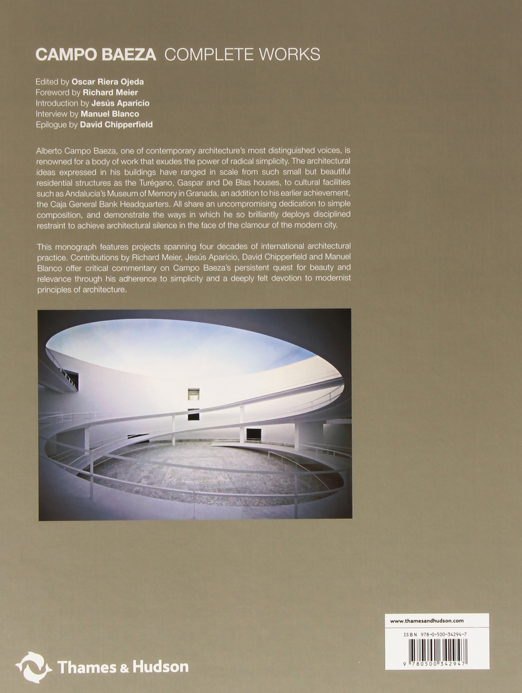 洋書 campo bae a selected works Campo Baeza: Selected Works - Rizzoli New York